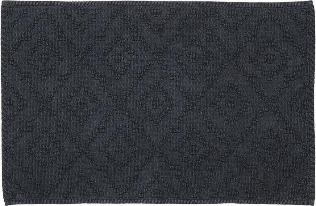 Sealskin Aztec bath mat 60x90 cm cotton dark gray