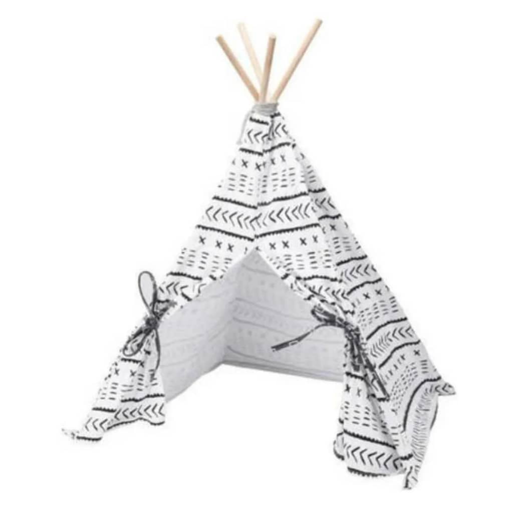Coleção de animais de estimação Dierent Tent Tipi 56x56x74 cm Canvas