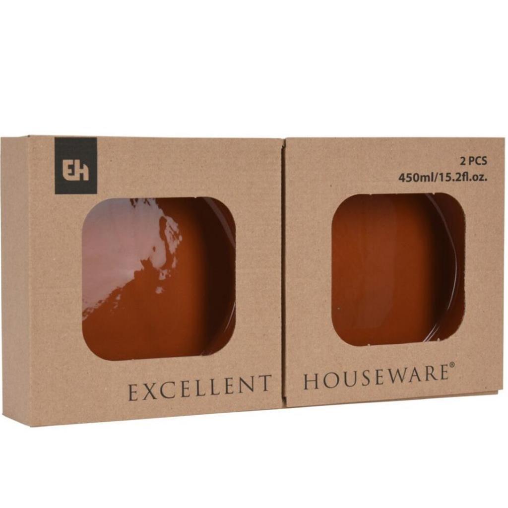 Excellent Houseware Terracotta Tapas scales 2 pieces