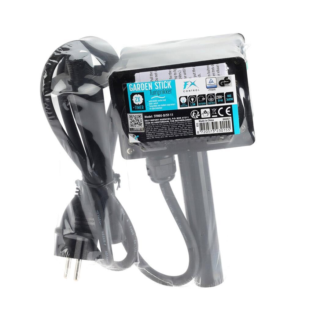 No brand garden power strip with timer | 2 pcs