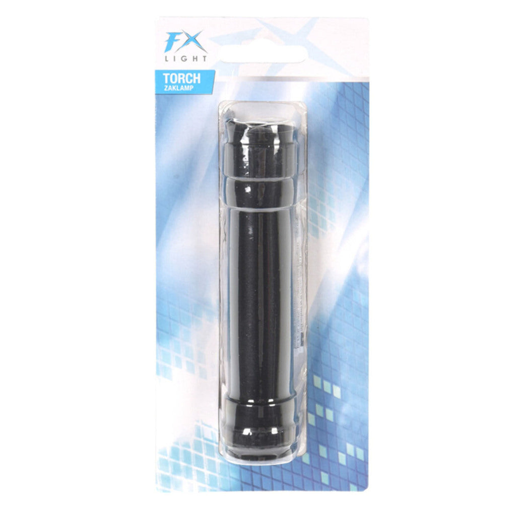 No fire flashlight aluminum black | 6 pieces