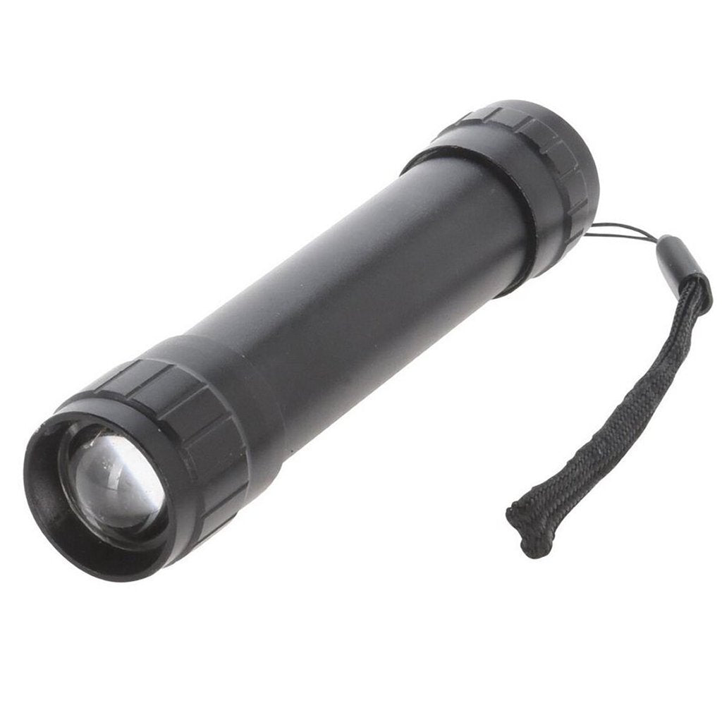 No fire flashlight aluminum black | 6 pieces