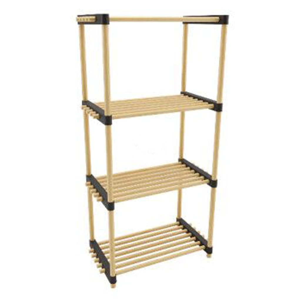 Solutions de rangement Rack à chaussures avec 4 étagères 49x28x92,5 cm Bois