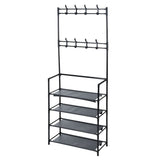 Späichere Saache Kleeder Rack mat 4 Regaler 60x2x155 cm