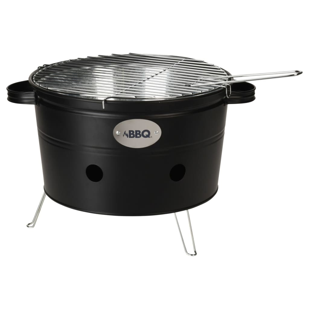 Progarden Barbecue Bucket con 2 maniglie 34,5 cm Matte Black