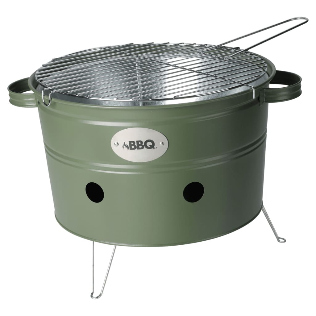Progarden Prograrden Barbecue Eemer mat 2 Handle 34.5 cm Matojf Gréng