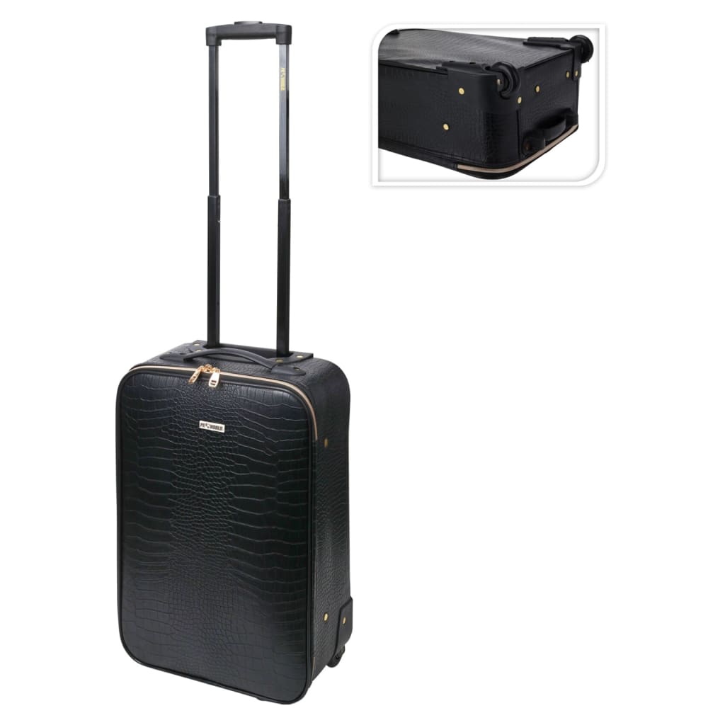 Proworld kufr Kroko Design 28 l černá