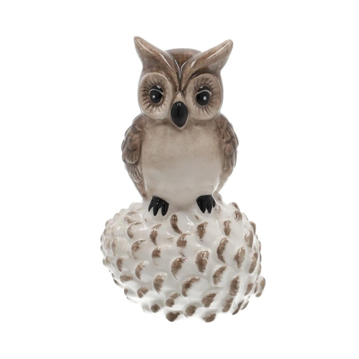 Hbx naturlig levende statue olly owl h13m keramik