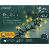 Kaemingk led excellent lights pvc 8 function twinkle effect outdoor 1000cm