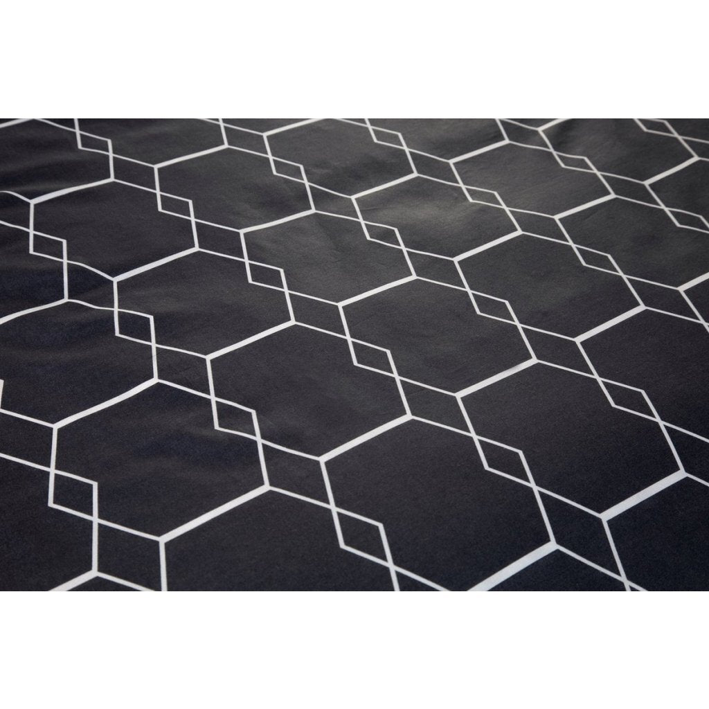 Ten Cate Cotton single duvet cover 140x200 220 cm graphic anthracite