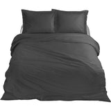Ten Cate Cotton Satin Lits-Jumeaux Duvet cover 240x200 220 cm Anthracite