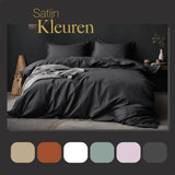 Ten Cate Cotton Satin Lits-Jumeaux Duvet cover 240x200 220 cm Anthracite