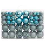 Vidaxl Christmas balls 100 st 3 4 6 cm Turquoise