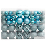 Vidaxl Christmas balls 100 st 3 4 6 cm Turquoise