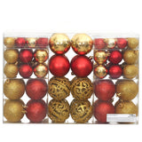 Vidaxl Christmas balls 100 pcs 3 4 6 cm golden and wine red