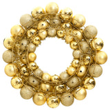 Vidaxl Christmas wreath 45 cm polystyrene gold colored