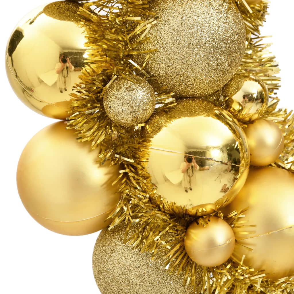 Vidaxl Christmas wreath 45 cm polystyrene gold colored