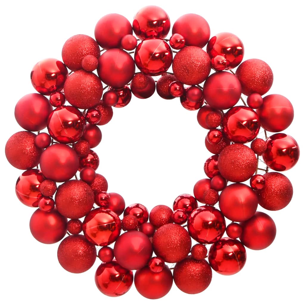 Vidaxl Christmas wreath 45 cm Polystyrene red