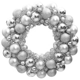 Vidaxl Christmas wreath 45 cm Polystyrene silver colored