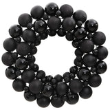 Vidaxl Christmas wreath 45 cm Polystyrene Black