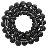 Vidaxl Christmas wreath 45 cm Polystyrene Black