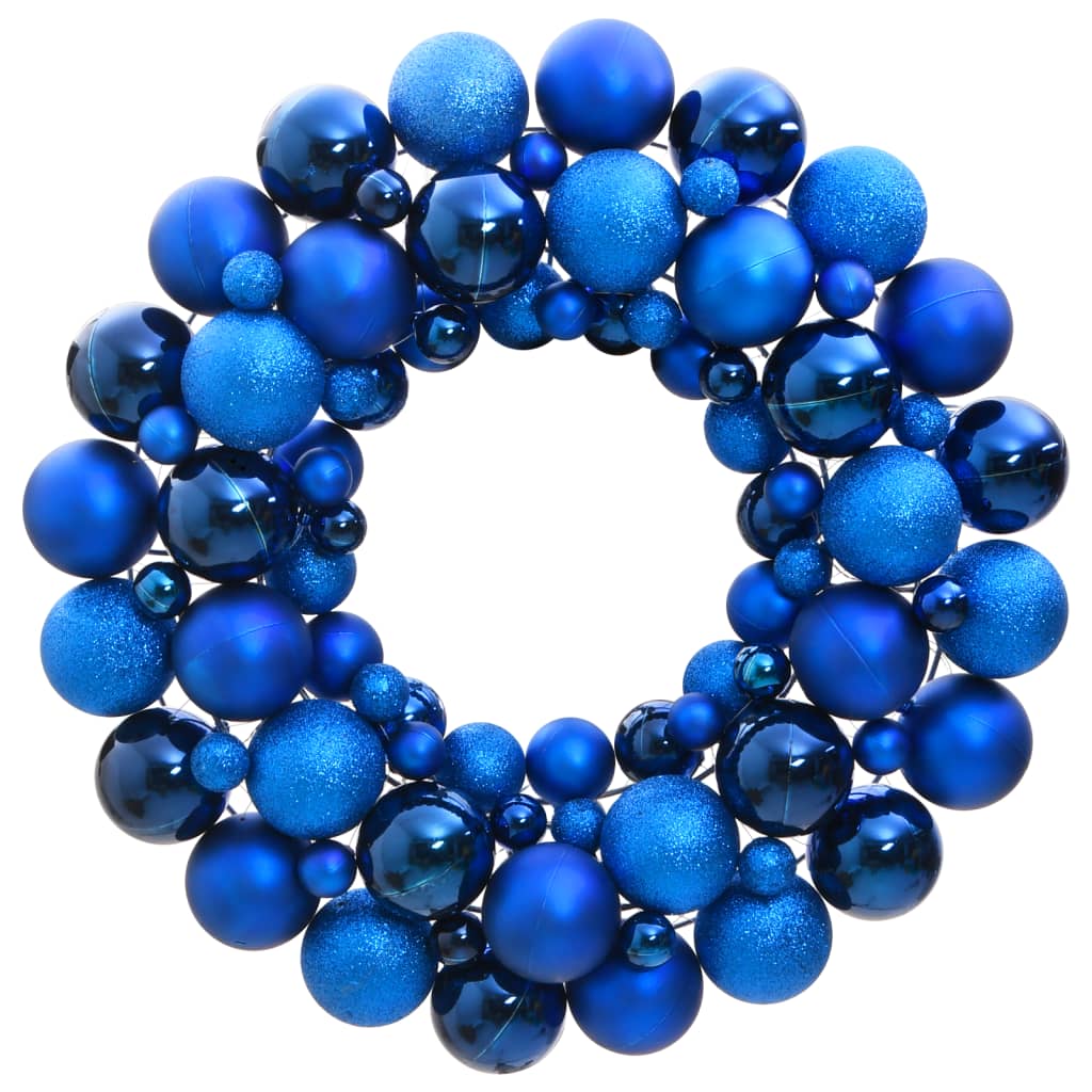 Vidaxl Christmas wreath 45 cm Polystyrene blue