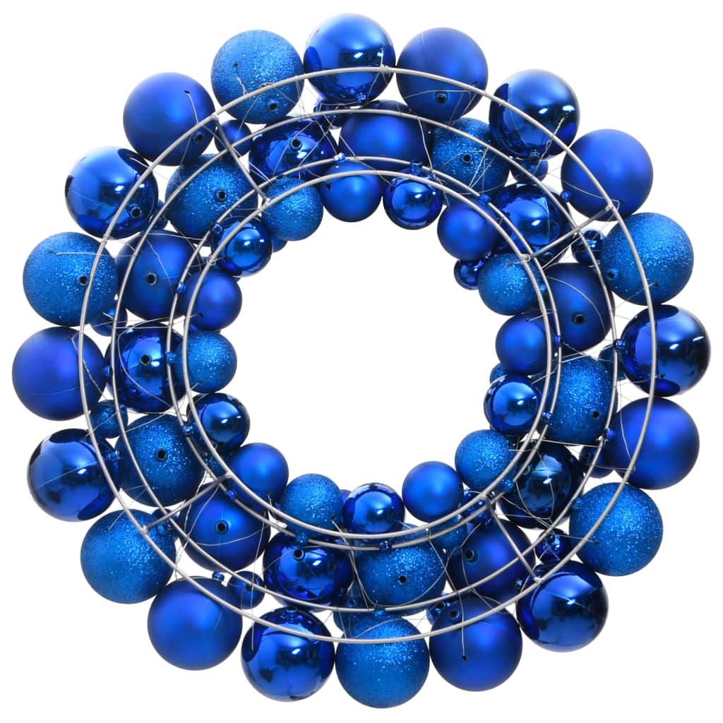 Vidaxl Christmas wreath 45 cm Polystyrene blue