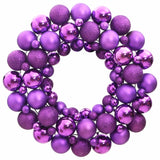 Vidaxl Christmas Wreath 45 cm de poliestireno púrpura