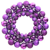 Vidaxl Christmas Wreath 45 cm de poliestireno púrpura