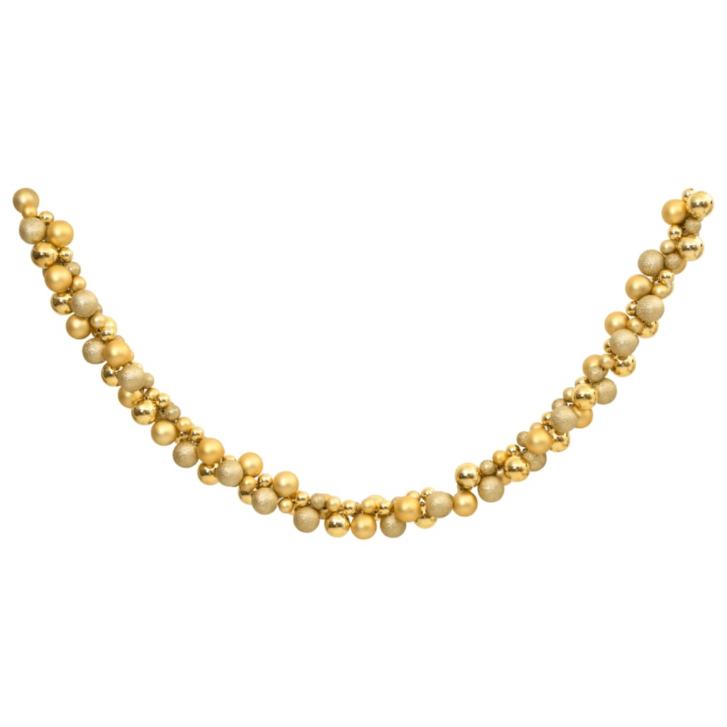Vidaxl Christmas garland 175 cm polystyrene gold colored