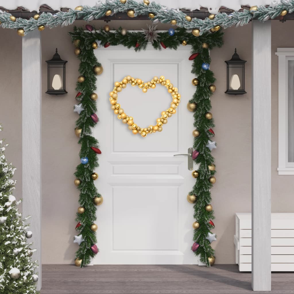 Vidaxl Christmas garland 175 cm polystyrene gold colored