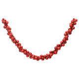 Vidaxl Christmas garland balls 175 cm Polystyrene red