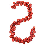 Vidaxl Christmas garland balls 175 cm Polystyrene red