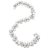 Vidaxl Christmas garland balls 175 cm polystyrene silver colored