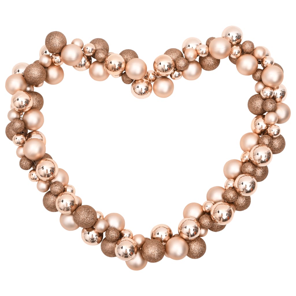 Vidaxl Christmas garland balls 175 cm polystyrene rosé gold colored