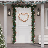 Vidaxl Christmas garland balls 175 cm polystyrene rosé gold colored
