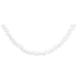 VidaXL Christmas garland balls 175 cm polystyrene white