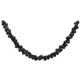 Vidaxl Christmas garland balls 175 cm polystyrene black