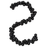 Vidaxl Christmas garland balls 175 cm polystyrene black