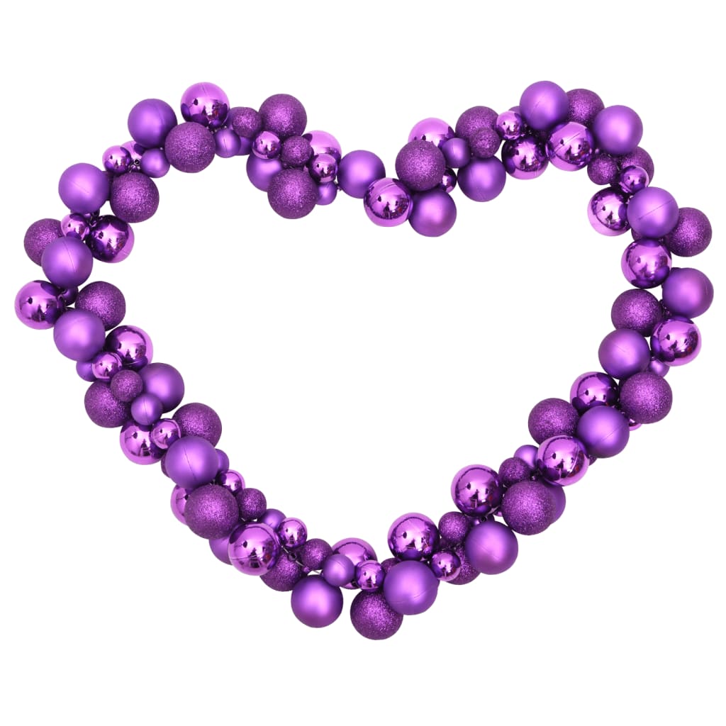 Vidaxl Christmas garland balls 175 cm Polystyrene Purple