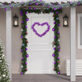 Vidaxl Christmas garland balls 175 cm Polystyrene Purple