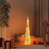 Vidaxl julebelysningskegle med 30 varme -hvide LED'er 60 cm akryl