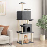 Vidaxl Cat Moberty com sisal risping posts 180 cm cinza escuro