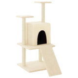 Vidaxl Cat Miwwel mat Sisal kraazt Posts 110 cm Crème -Colored