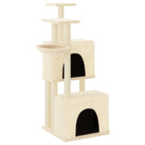 Vidaxl Cat Furniture avec Sisal Scratch Posts 122 cm Crème -Colored