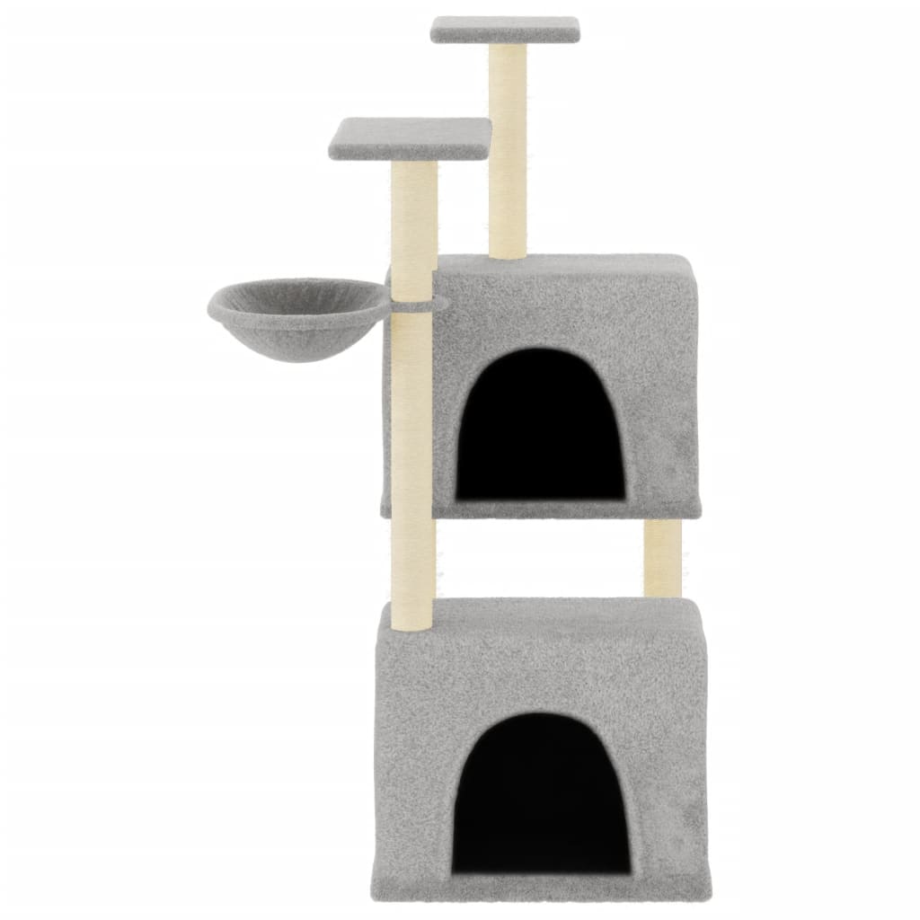 Vidaxl Cat Furniture avec sisal Scratch Posts 122 cm Gris clair