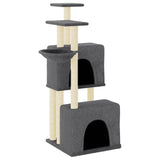 Vidaxl Cat Miwwelen mat Sisal kraazt Posts 122 cm donkel gro