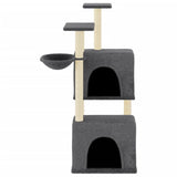 Vidaxl Cat Miwwelen mat Sisal kraazt Posts 122 cm donkel gro