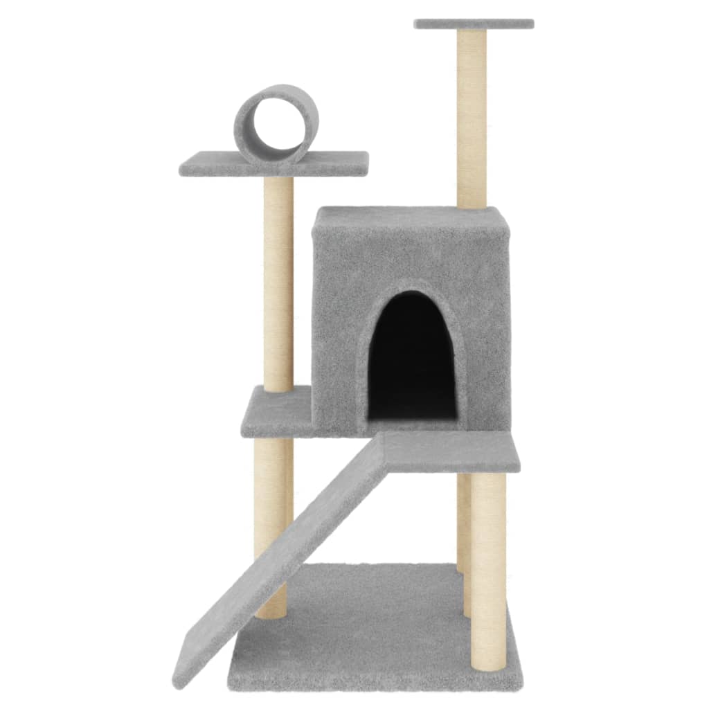 Vidaxl Cat Miwwele mat Sisal kraazt Posts 110.5 cm Liicht