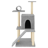 Vidaxl Cat Miwwele mat Sisal kraazt Posts 110.5 cm Liicht